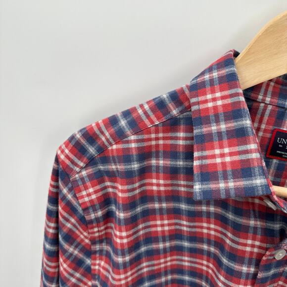 UNTUCKit Radda Slim Fit Flannel Plaid Button Down Shirt // XL - Picture 6 of 11